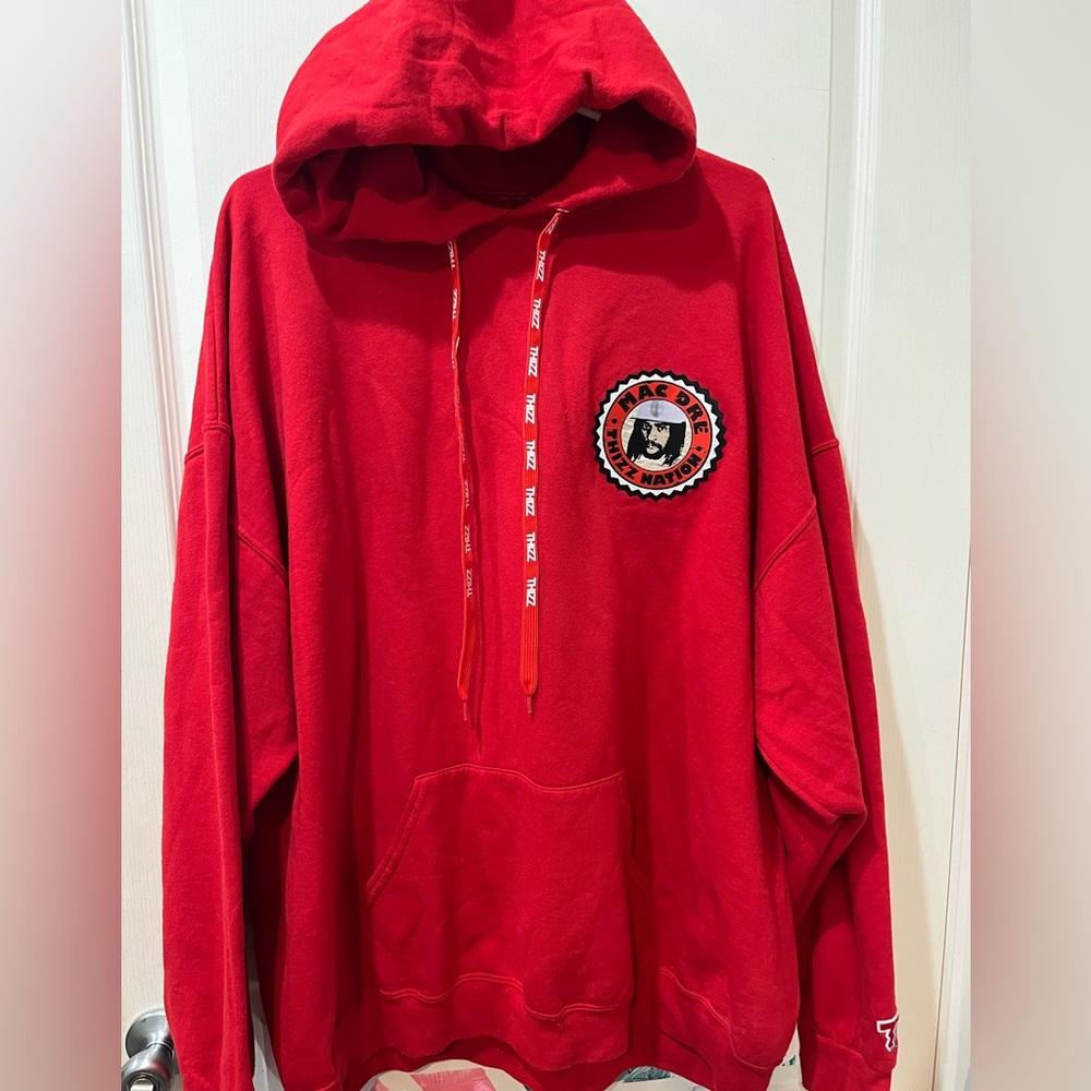 Mac Dre Thizz Nation Red Hoodie 3XL